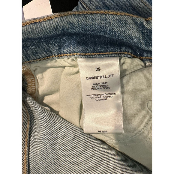 Current/Elliott Original Boyfriend Jeans in Sunny D Size 28 - Picture 10 of 11